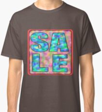 Sale word text Fun Humour Classic T-Shirt