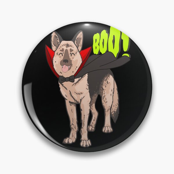Item preview, German shepherd Halloween vampire designed and sold by Itsdomd.