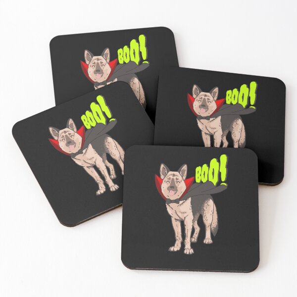Item preview, German shepherd Halloween vampire designed and sold by Itsdomd.