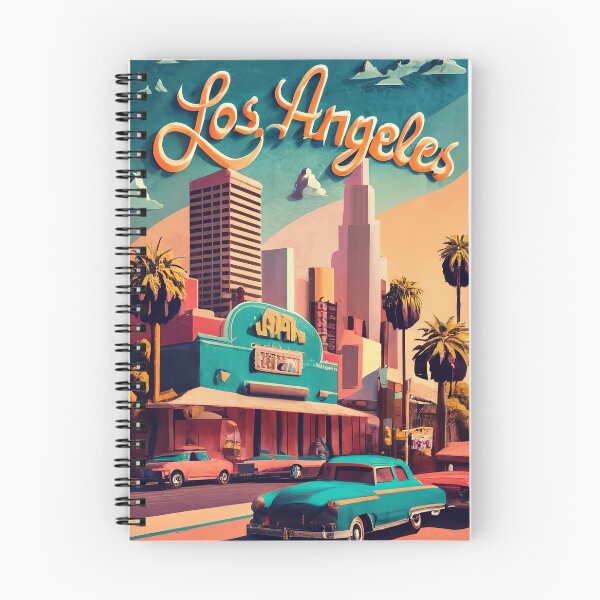 Item preview, Los Angeles CA, Cities of the World, Vintage style designed and sold by emaga.