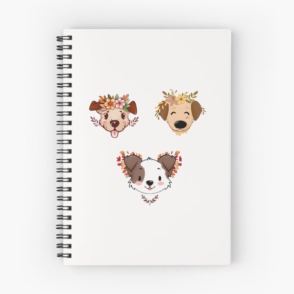 Item preview, Fall Dog Head Sticker Pack designed and sold by Pattern-Way.