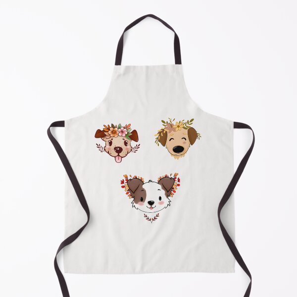 Item preview, Fall Dog Head Sticker Pack designed and sold by Pattern-Way.