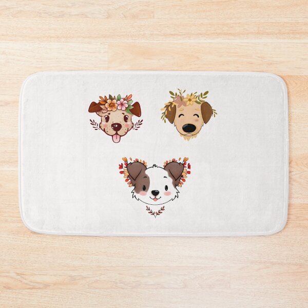Item preview, Fall Dog Head Sticker Pack designed and sold by Pattern-Way.