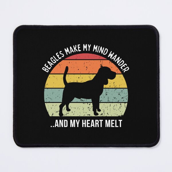 Item preview, Cute Retro Sunset Beagle lover design - white text designed and sold by 29Bumblebee.