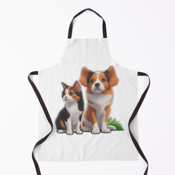 Item preview, Cat and Dog, Duo of Pets designed and sold by NidADesign.