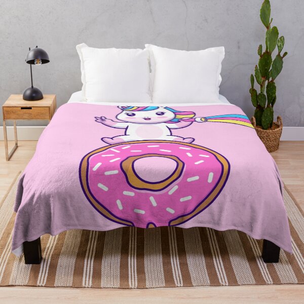 Item preview, Adorable Unicorn Illuminating the Way on a Donut Journey - Vector Cartoon Illustration designed and sold by hjian8219.