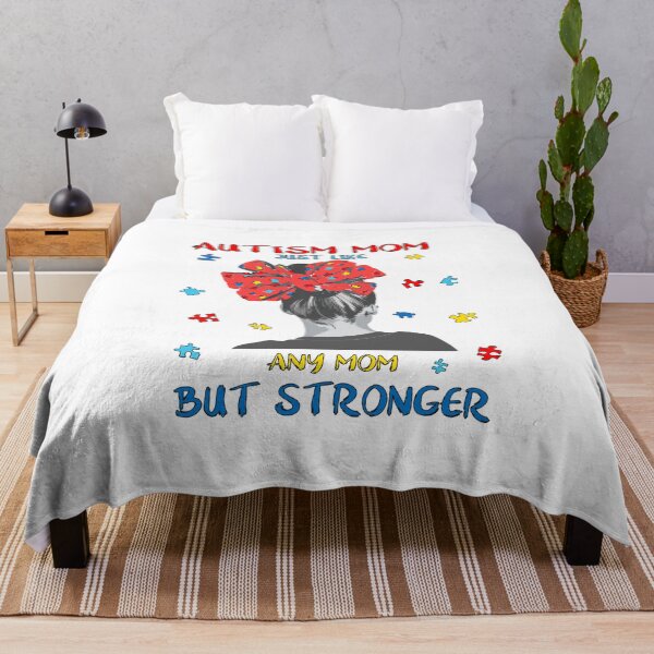 Item preview, Autism mom. I'm an Autism Mom just like a normal Mom except much Stronger, Proud Autism Mom Quote T-shirts Design designed and sold by Anastasiia Yurevych.