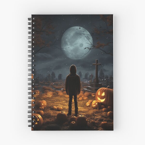 Item preview, Hooded kid watching moon on halloween designed and sold by Simonshopstuff.