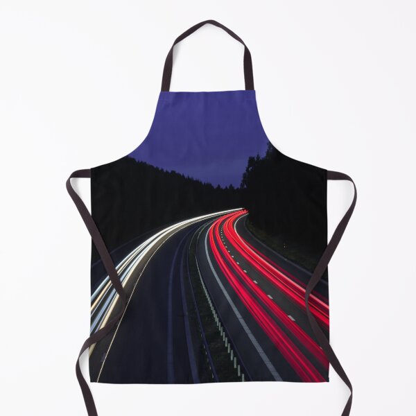Item preview, moody light trails on a remote highway designed and sold by JesseBalk.