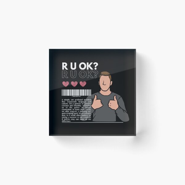 Item preview, R U Ok? designed and sold by Shadydesigner.