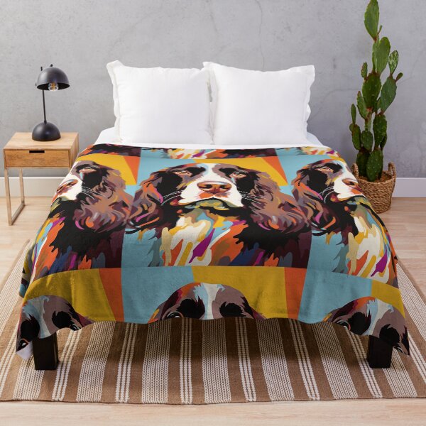 Item preview, Cute Colourful Spaniel designed and sold by Inky-Spiration.