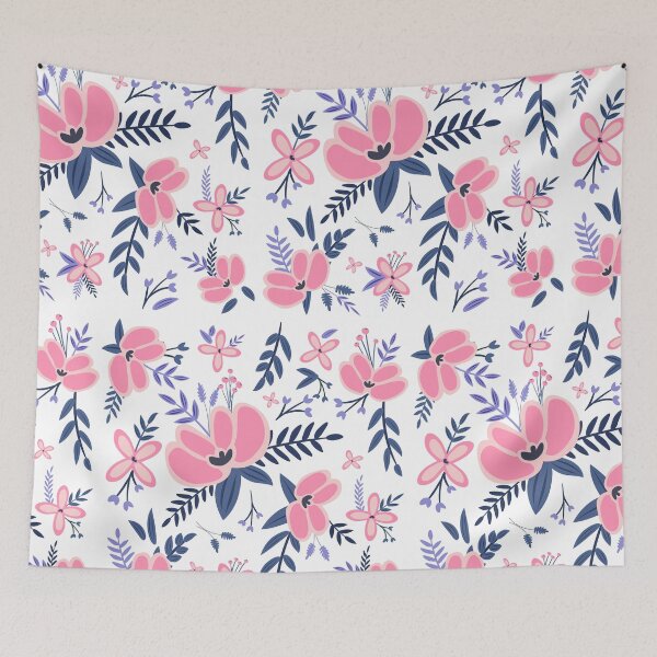 Item preview, Pink Flowers Pattern designed and sold by jbeautydesign.