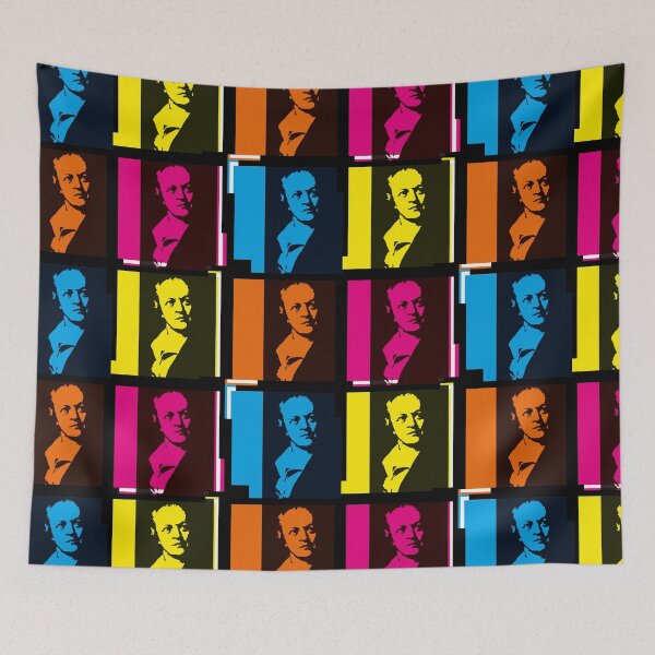 Item preview, WILLIAM BLAKE - POET - Colourful, pop art style design designed and sold by Clifford Hayes.