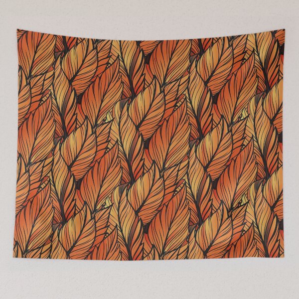 Item preview, Fall Floral Autumn Leaves Seamless Pattern designed and sold by solrevolver.
