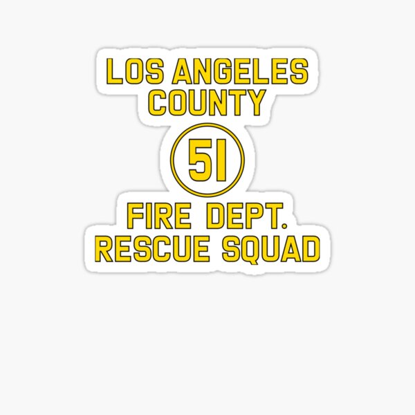 Item preview, Emergency Squad 51 Side of Truck Reproduction Logo   designed and sold by DeaconJonathany.