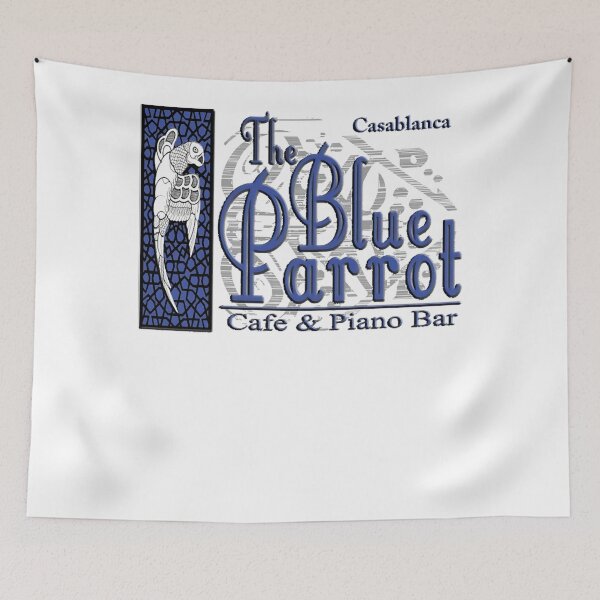 Item preview, The Blue Parrot Cafe - Cásáblàncá designed and sold by AugustAgeless.