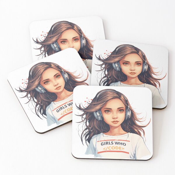 Item preview, Girls who code.  designed and sold by cardsandmoreUG.