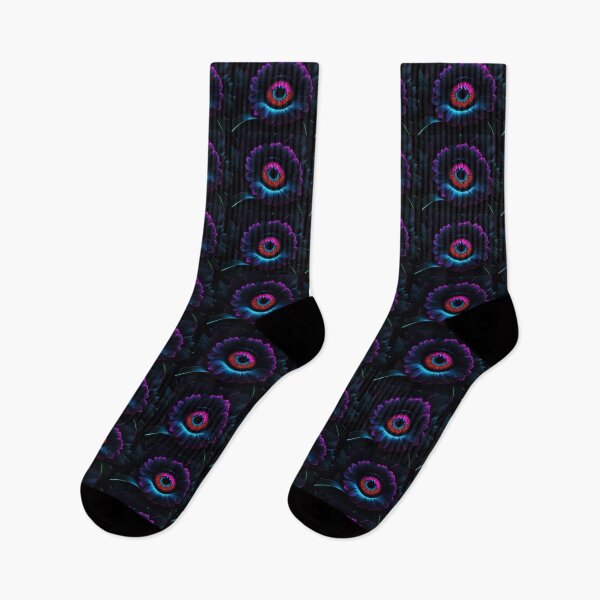 Item preview, Neon style dark floral eye designed and sold by Exilyos-Arts.