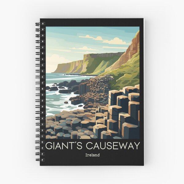 Item preview, A Vintage Travel Illustration of Giant´s Causeway - Ireland designed and sold by GoodOldVintage.