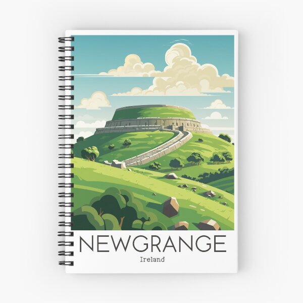 Item preview, A Vintage Travel Illustration of Newgrange - Ireland  designed and sold by GoodOldVintage.