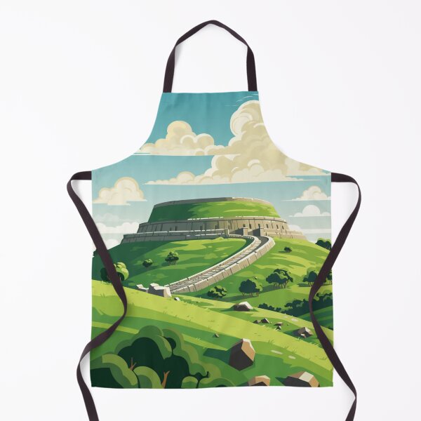 Item preview, A Vintage Travel Illustration of Newgrange - Ireland designed and sold by GoodOldVintage.