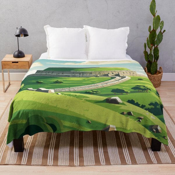 Item preview, A Vintage Travel Illustration of Newgrange - Ireland  designed and sold by GoodOldVintage.