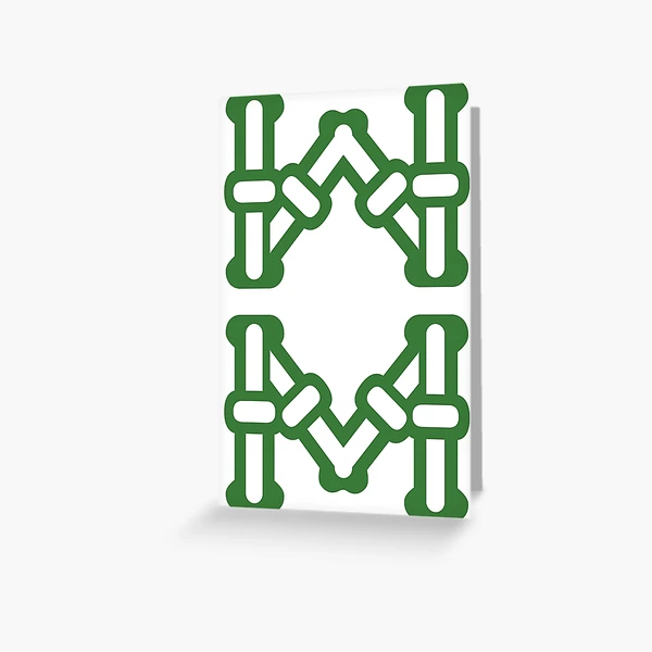 麻雀牌 8索 / EIGHT OF BAMBOOS -MAHJONG TILE-