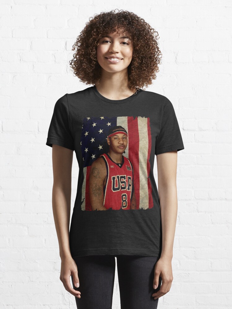 Carmelo Anthony in Team USA Portraits Essential T Shirt for Sale by AydenWiegand Redbubble