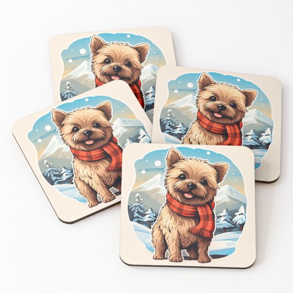Item preview, Cairn Terrier Winter and Snow designed and sold by SteadyRolling.