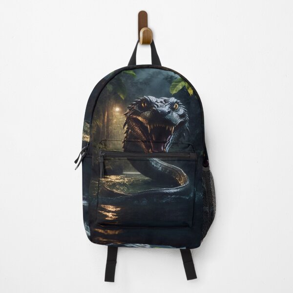 Item preview, Giant snake creature emerging from jungle designed and sold by M-Y-A-R-T-.