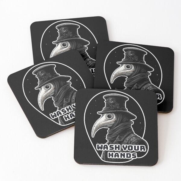 Item preview, Wash your hands Plague doctor designed and sold by Anbe_design.