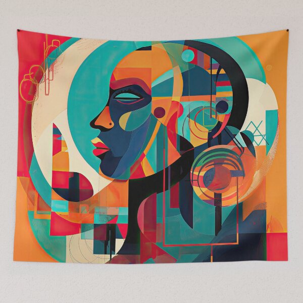 Item preview, African Style Bauhaus Design designed and sold by ArtificialGenes.