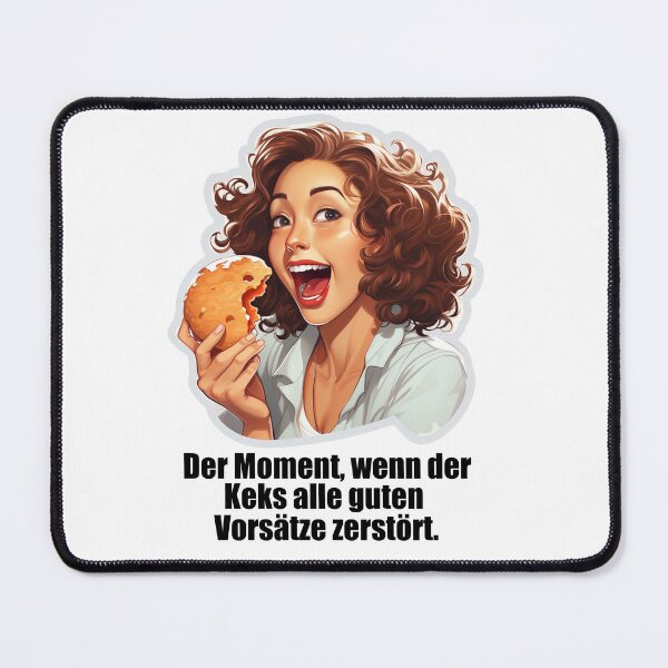 Item preview, The moment when the cookie destroys all good intentions. designed and sold by Raskal-Print.