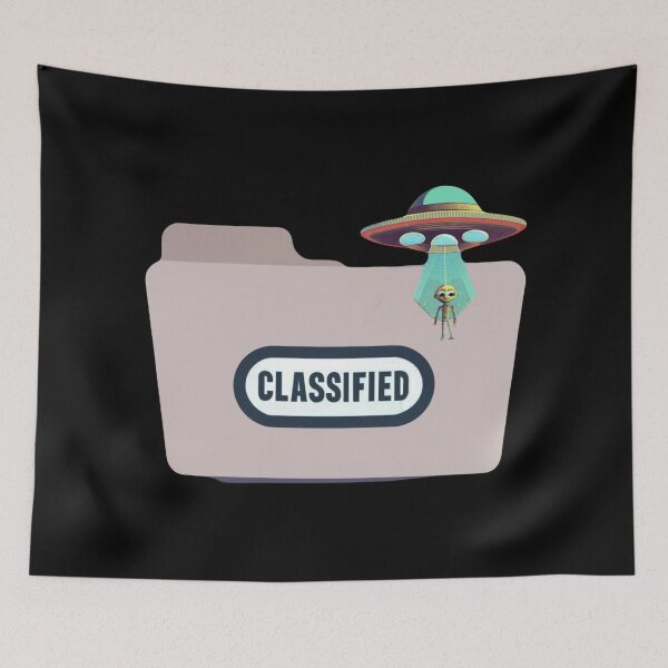 Item preview, UFO Classified designed and sold by Myra365Art.