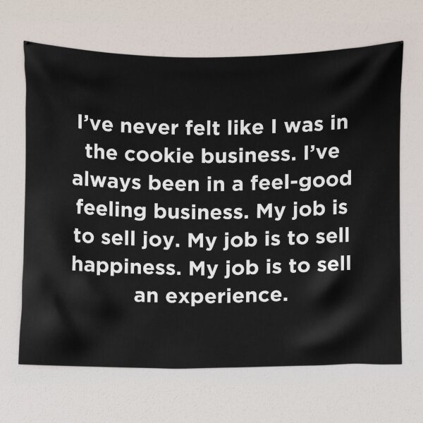 Item preview, National Homemade Cookies Day quote, Debbi Fields designed and sold by adelferhat.