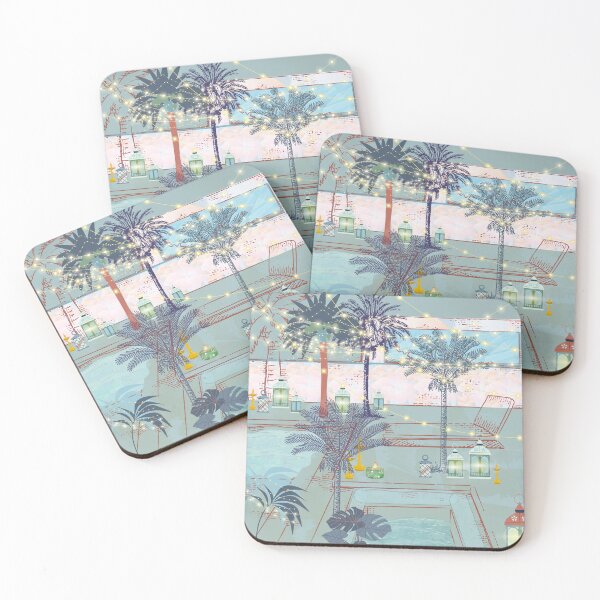 Item preview, Copy of Pool and palms, lanterns, water,  designed and sold by Sugar Wisdom .