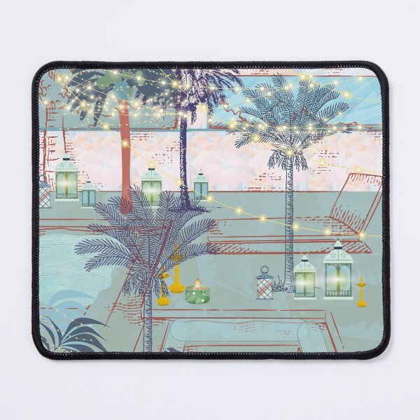 Item preview, Copy of Pool and palms, lanterns, water, designed and sold by Sugar Wisdom .