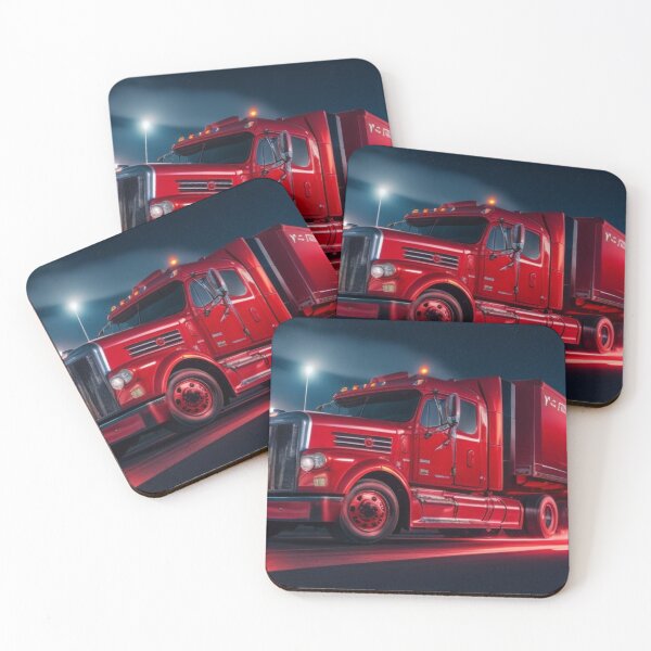 Item preview, Red midnight truck designed and sold by mikaws.