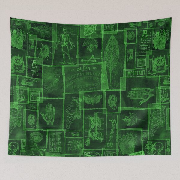 Item preview, Ghosts and Science Dark Green designed and sold by Peculiaris.