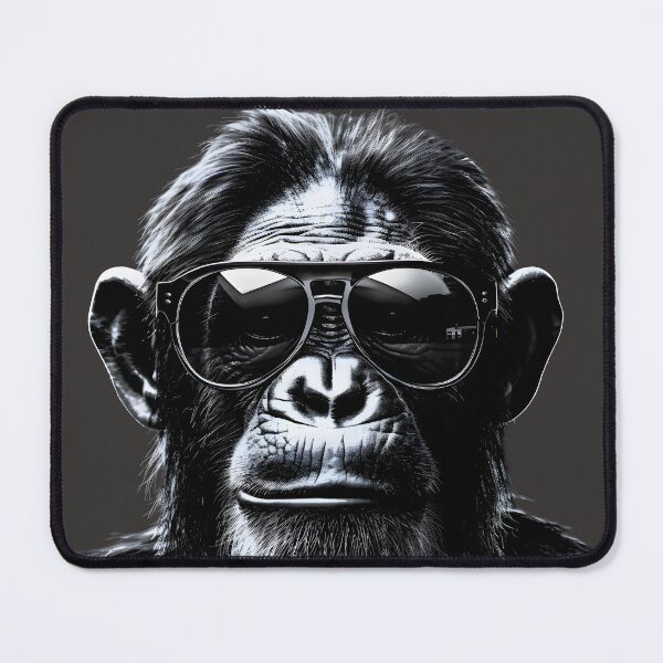 Item preview, Chimpanzee wearing sunglasses designed and sold by Autaporn199.
