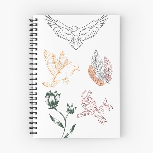 Aperçu de l'œuvre oiseaux et plumes créée et vendue par AP4P.