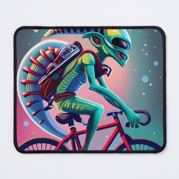 Item preview, alien on bike 1 designed and sold by rayo-art.