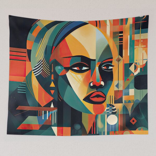 Item preview, African Style Bauhaus Design designed and sold by ArtificialGenes.