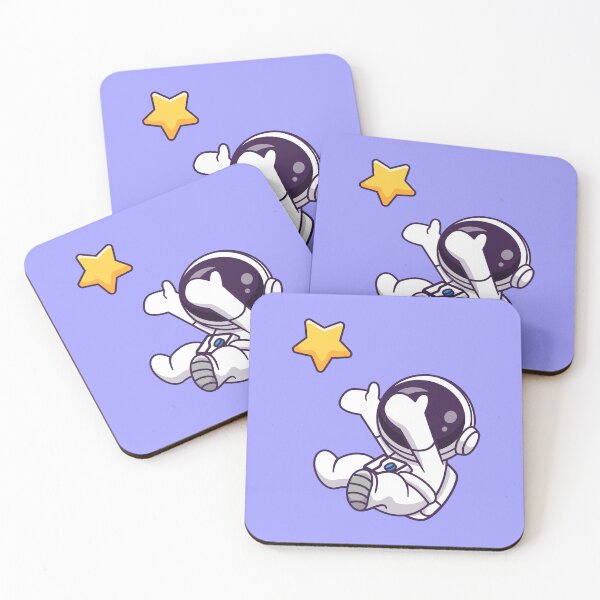Item preview, Reaching for the Stars: Cute Astronaut Catching a Star designed and sold by hjian8219.