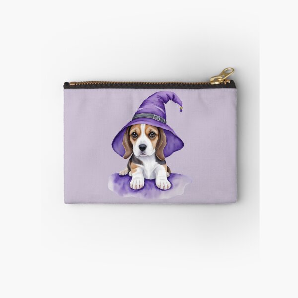 Item preview, Halloween beagle wizard watercolor designed and sold by EmeraldeaArt.