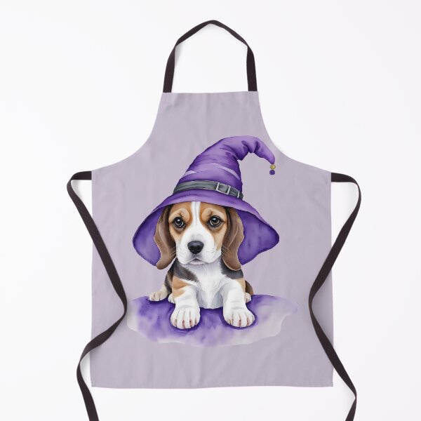 Item preview, Halloween beagle wizard watercolor designed and sold by EmeraldeaArt.