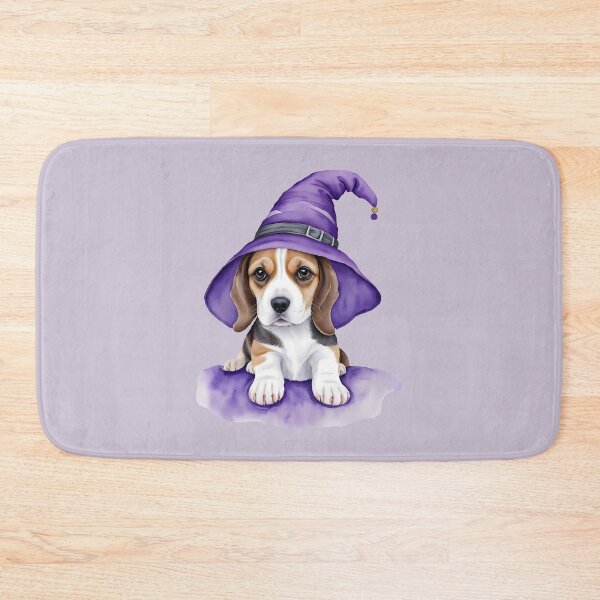 Item preview, Halloween beagle wizard watercolor designed and sold by EmeraldeaArt.