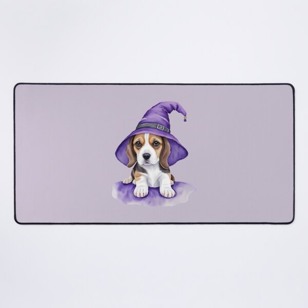Item preview, Halloween beagle wizard watercolor designed and sold by EmeraldeaArt.