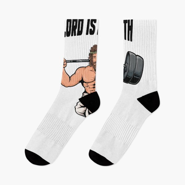 Item preview, The Lord Is My Strength - Christian Bodybuilding designed and sold by ChristlikeMerch.