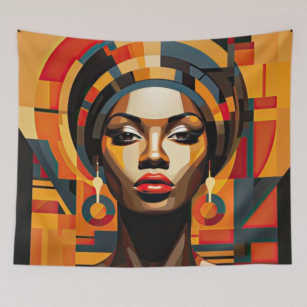 Item preview, African Style Bauhaus Design designed and sold by ArtificialGenes.